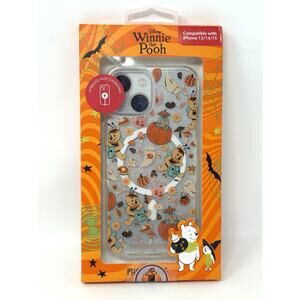 Disney Winnie the Pooh Halloween iPhone 13 / 14 / 15 Case Skinny Dip Glitter NIB